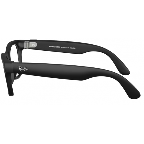Умные очки Ray-Ban Meta* Wayfarer Gen 2 Matte Black, Прозрачные линзы для компьютера Clear Blue-Violet (RW4012), размер L